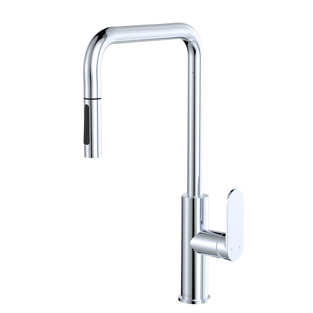 Fienza Empire Slim Pull Out Sink Mixer, Chrome