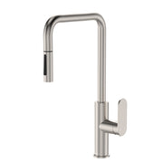 Fienza Empire Slim Pull Out Sink Mixer, Brushed Nickel
