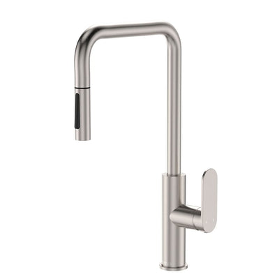 Fienza Empire Slim Pull Out Sink Mixer, Brushed Nickel