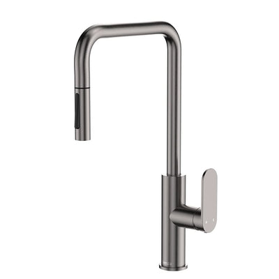 Fienza Empire Slim Pull Out Sink Mixer, Gun Metal