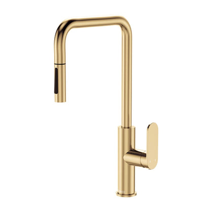 Fienza Empire Slim Pull Out Sink Mixer, Urban Brass