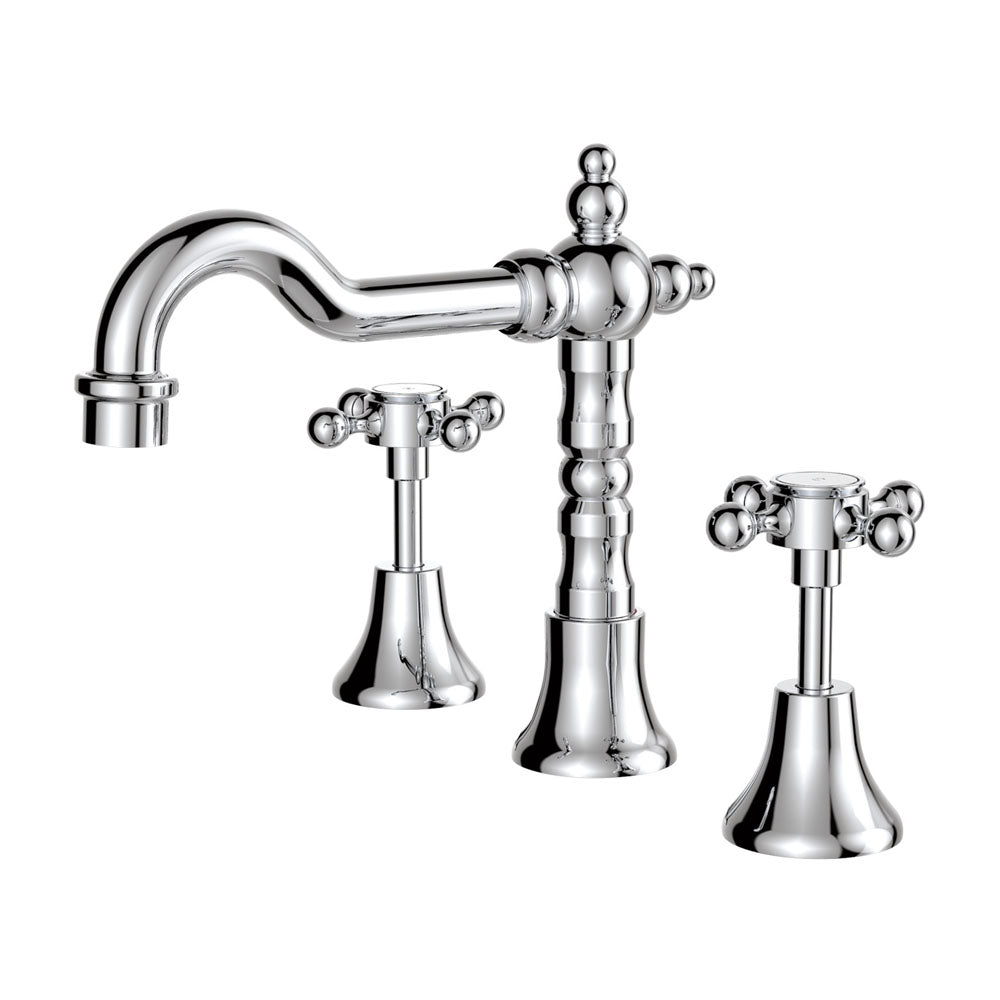 Fienza Lillian Shepherd's Crook Basin Set, Chrome