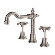 Fienza Lillian Shepherd's Crook Basin Set, Brushed Nickel