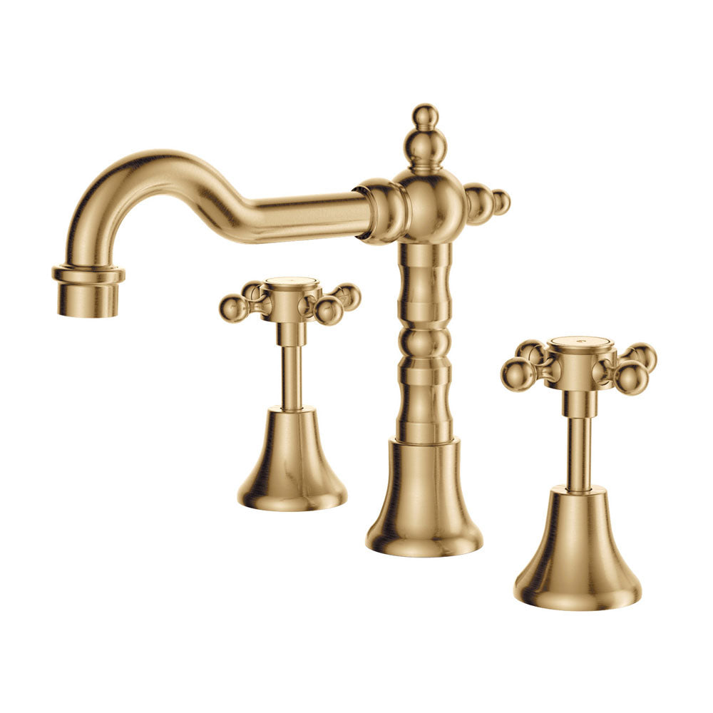 Fienza Lillian Shepherd's Crook Basin Set, Urban Brass