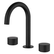 Fienza Kaya Round Hob Set Round Taps, Matte Black