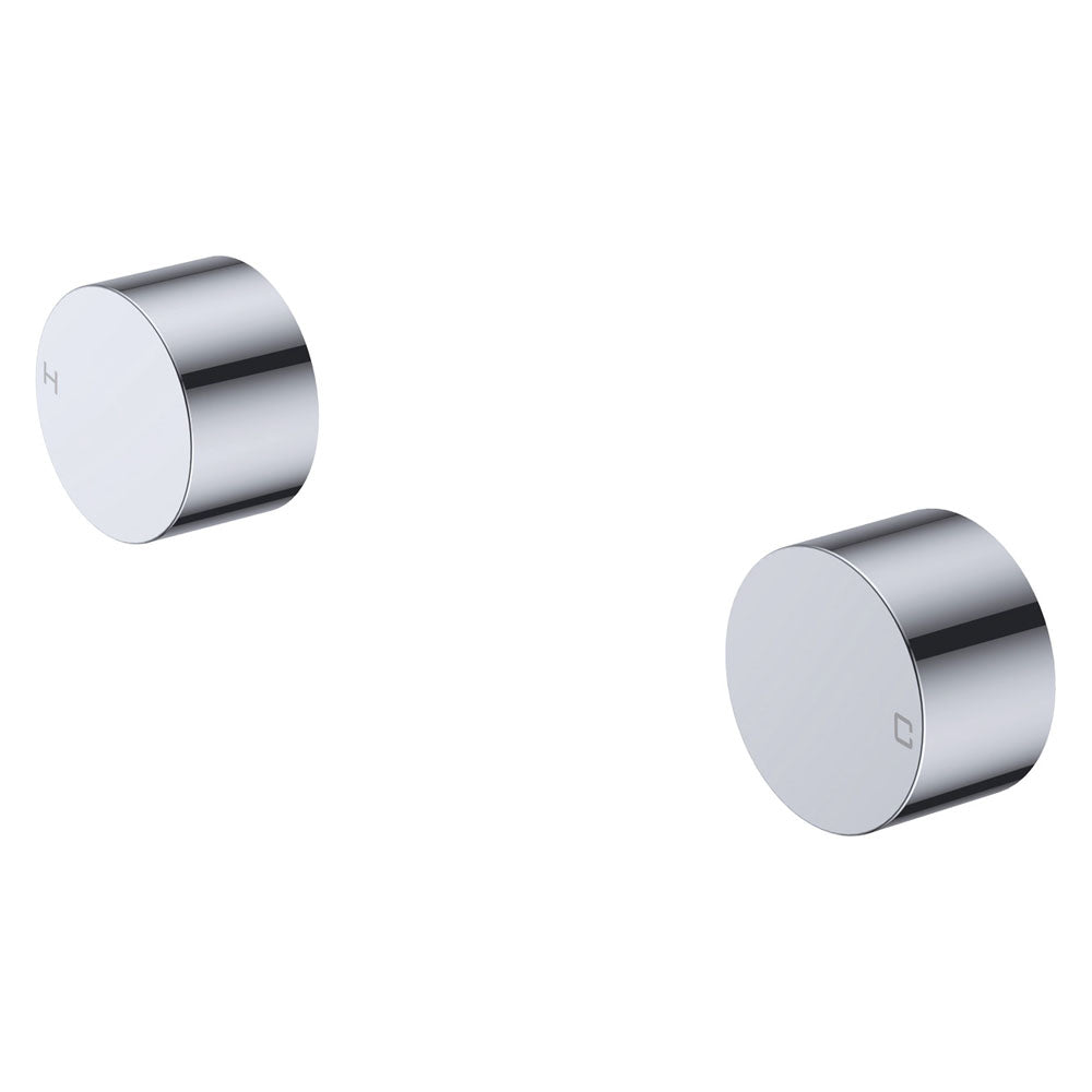 Fienza Kaya Round Wall Taps Dress Kit, Chrome
