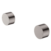 Fienza Kaya Round Wall Taps, Brushed Nickel