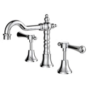 Fienza Lillian Lever Shepherd's Crook Basin Set, Chrome