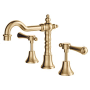 Fienza Lillian Lever Shepherd's Crook Basin Set, Urban Brass