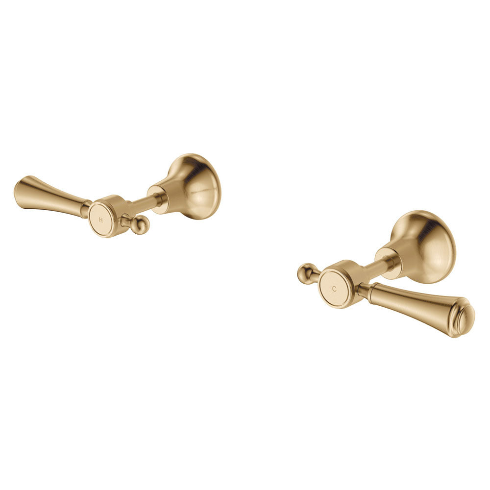 Fienza Lillian Lever Wall Top Assembly, Urban Brass