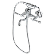 Fienza Lillian Exposed Wall Mounted Telephone Set Lever Handles, Chrome