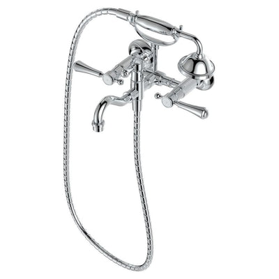 Fienza Lillian Exposed Wall Mounted Telephone Set Lever Handles, Chrome