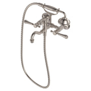 Fienza Lillian Exposed Wall Mounted Telephone Set Lever Handles, Brushed Nickel
