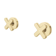Fienza Kaya Cross Wall Taps Dress Kit, Urban Brass