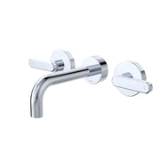Fienza Kaya Lever Taps Wall Basin/Bath 130mm Outlet Set, Chrome