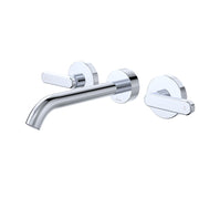 Fienza Kaya Lever Taps Wall Basin/Bath 180mm Outlet Set, Chrome