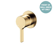 Fienza Sansa Wall Mixer Dress Kit Set Round Plate, Urban Brass