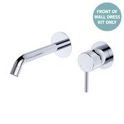 Fienza Axle Basin/Bath Wall Mixer Dress Kit 160mm Outlet Round Plate, Chrome