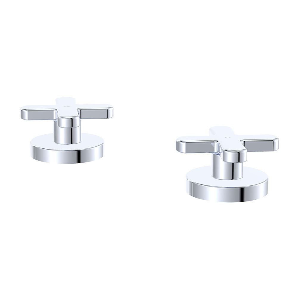 Fienza Kaya Cross Hob Taps Dress Kit, Chrome