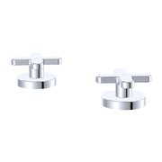 Fienza Kaya Cross Hob Taps Dress Kit, Chrome