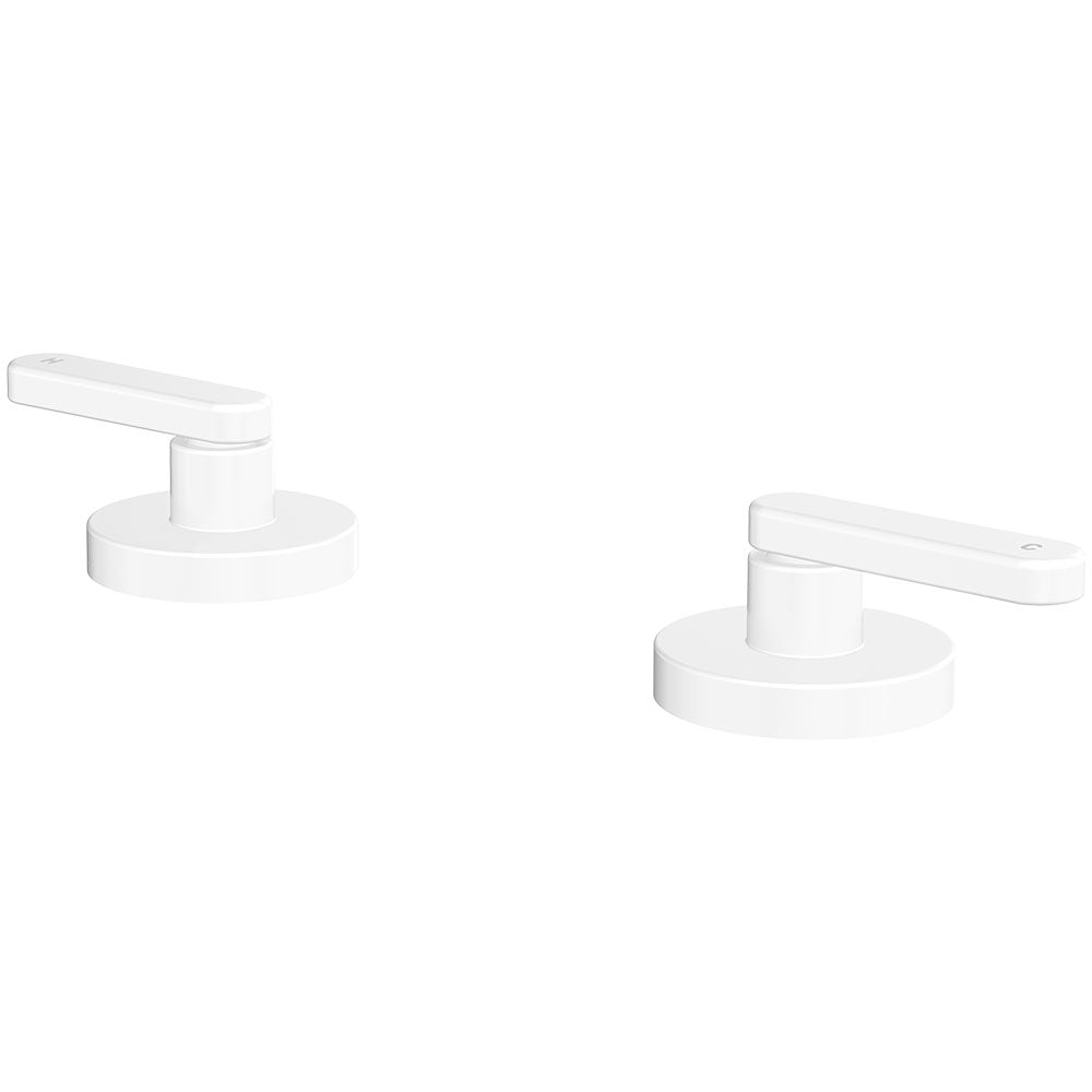 Fienza Kaya Lever Hob Taps Dress Kit, Matte White
