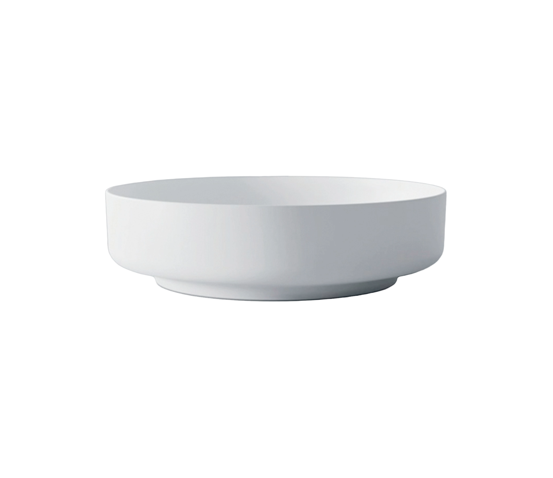 Studio Bagno Form Circle Bench Basin, Gloss White