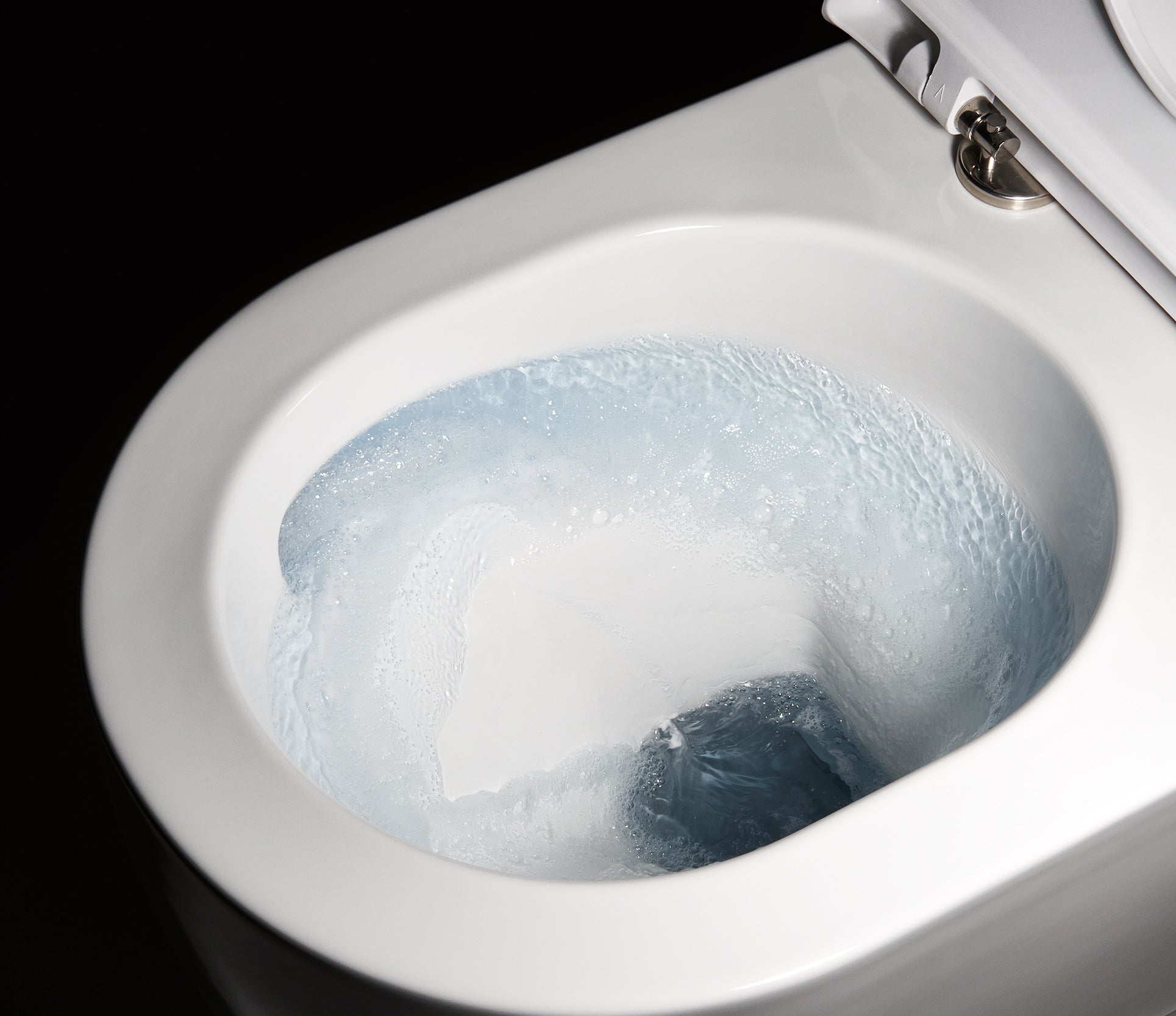 Studio Bagno Futura Wall Faced Pan - Matte White - Complete