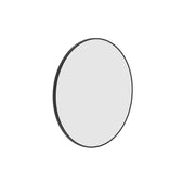 Thermogroup Georgia Round Framed Mirror - 600mmØ, Matte Black