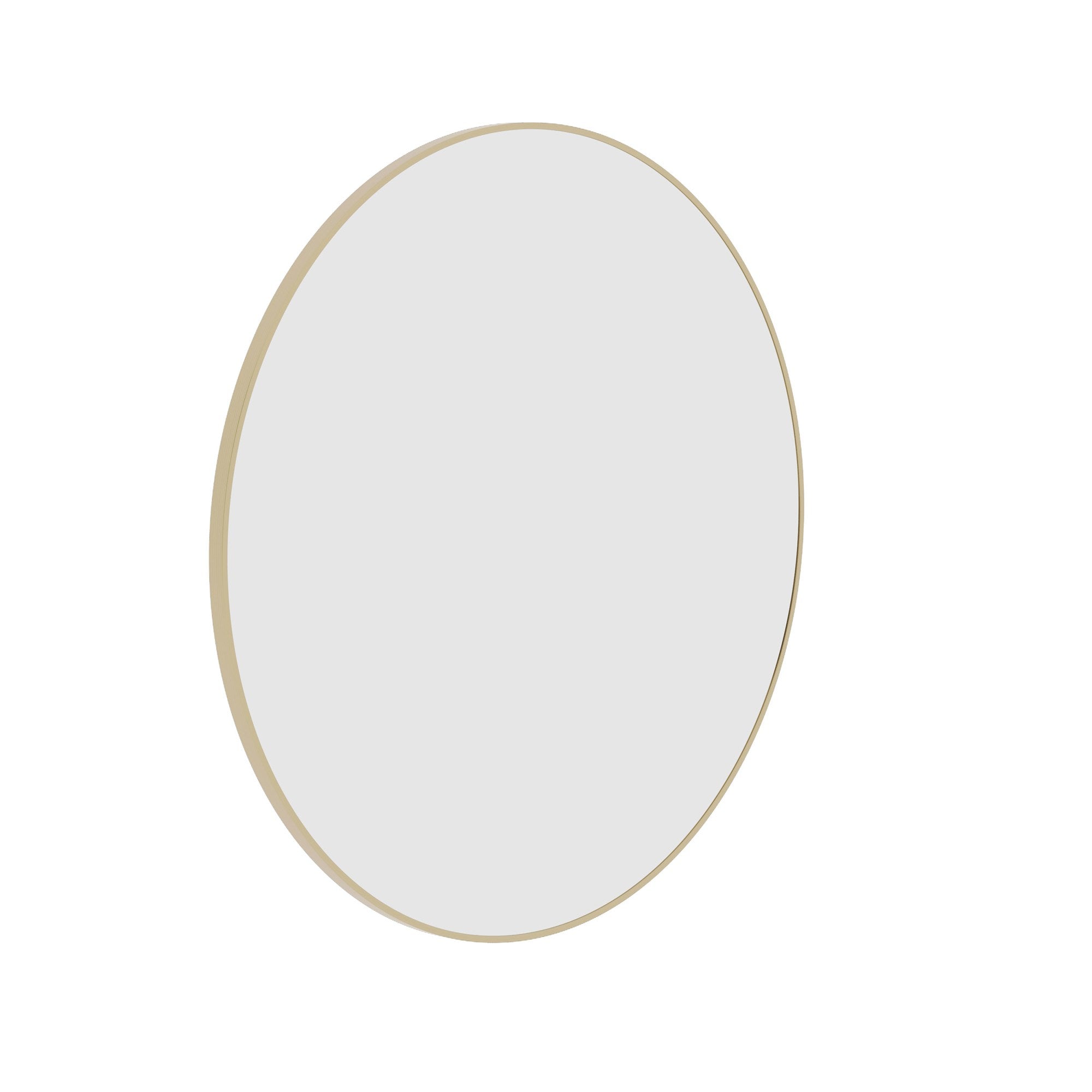 Thermogroup Georgia Round Framed Mirror - 900mmØ, Gold