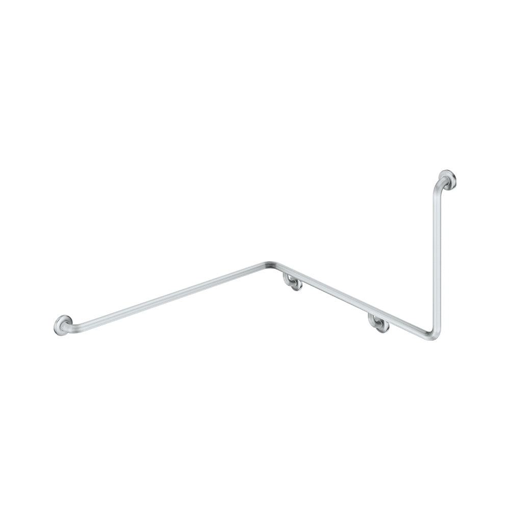 Fienza Care Support Grab Rail 90° Left Hand (4Pts) 600x1030x1110mm, Stainless Steel