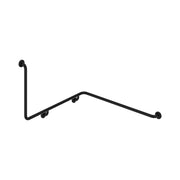 Fienza Care Support Grab Rail 90° Right Hand (4Pts) 600x1030x1110mm, Matte Black