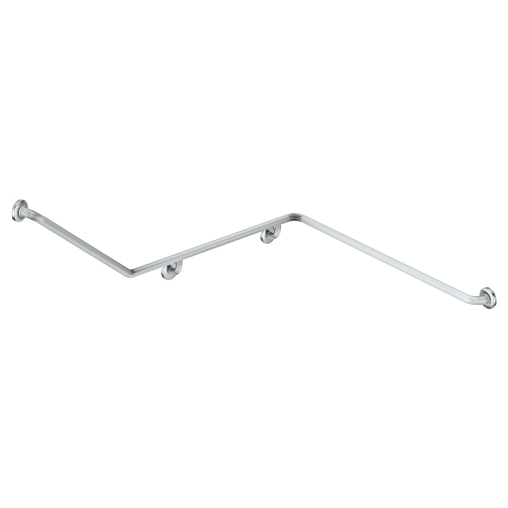 Fienza Care Support Grab Rail 140° Right Hand (4Pts) 700x940x1110mm, Stainless Steel