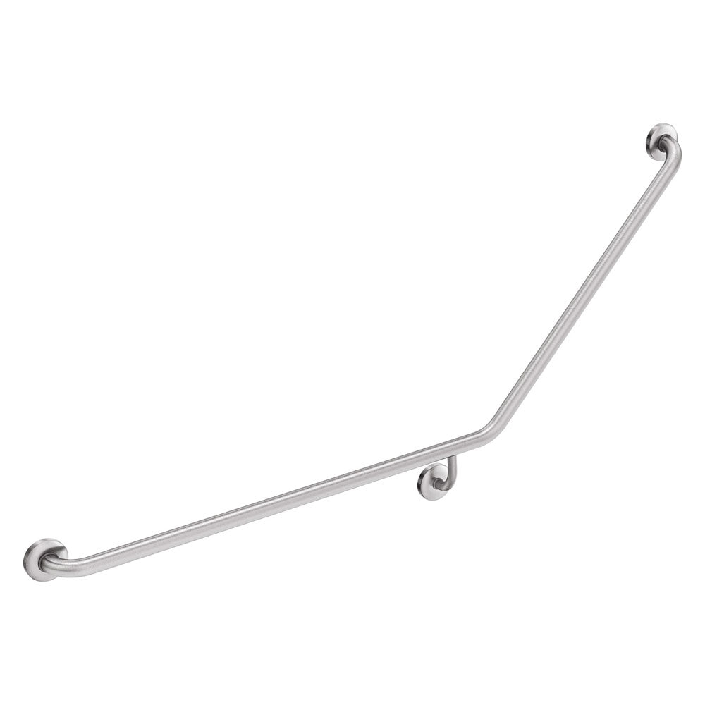 Fienza Care Grab Rail 40 Degree Left Hand Rail, Stainless Steel