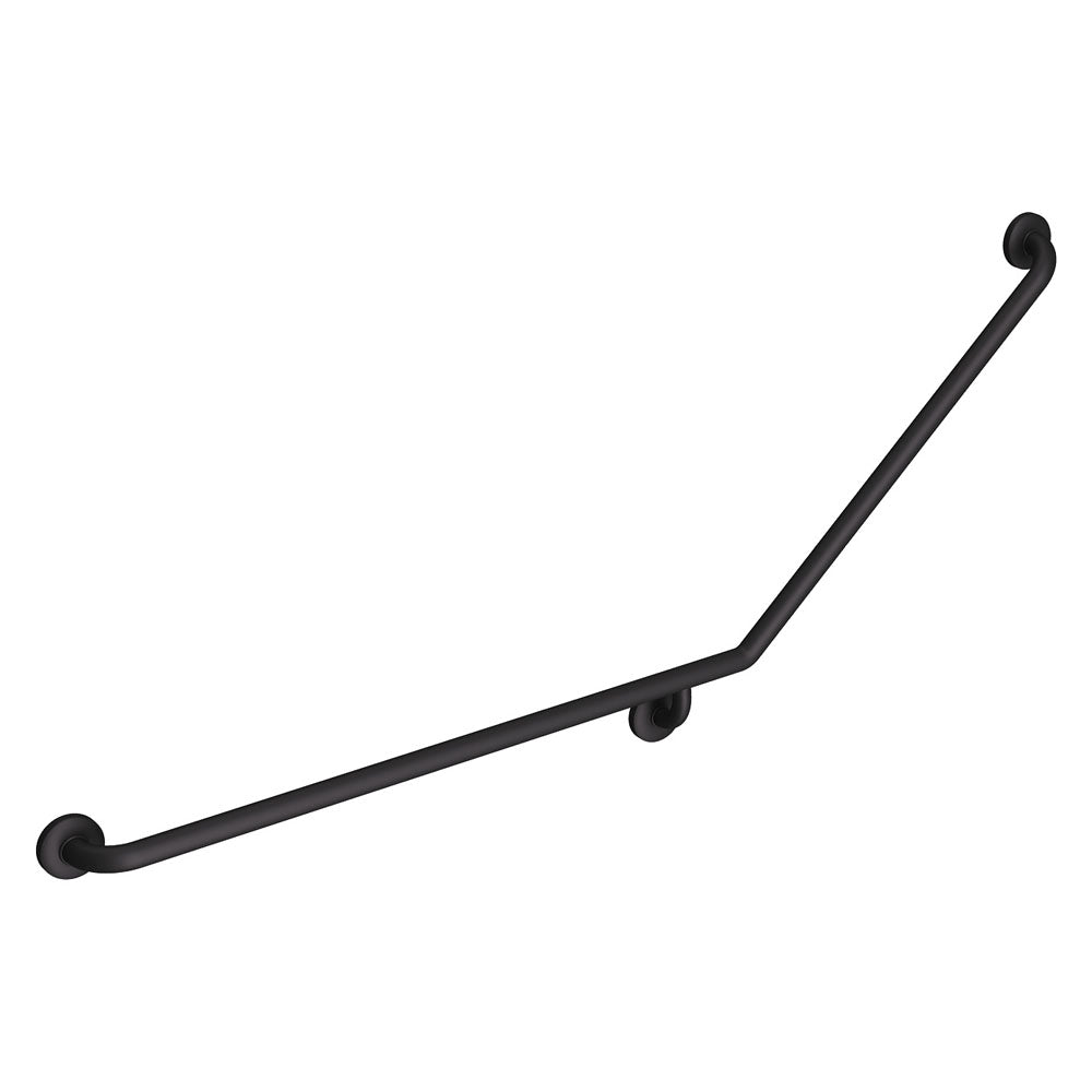 Fienza Care Grab Rail 40 Degree Left Hand, Matte Black