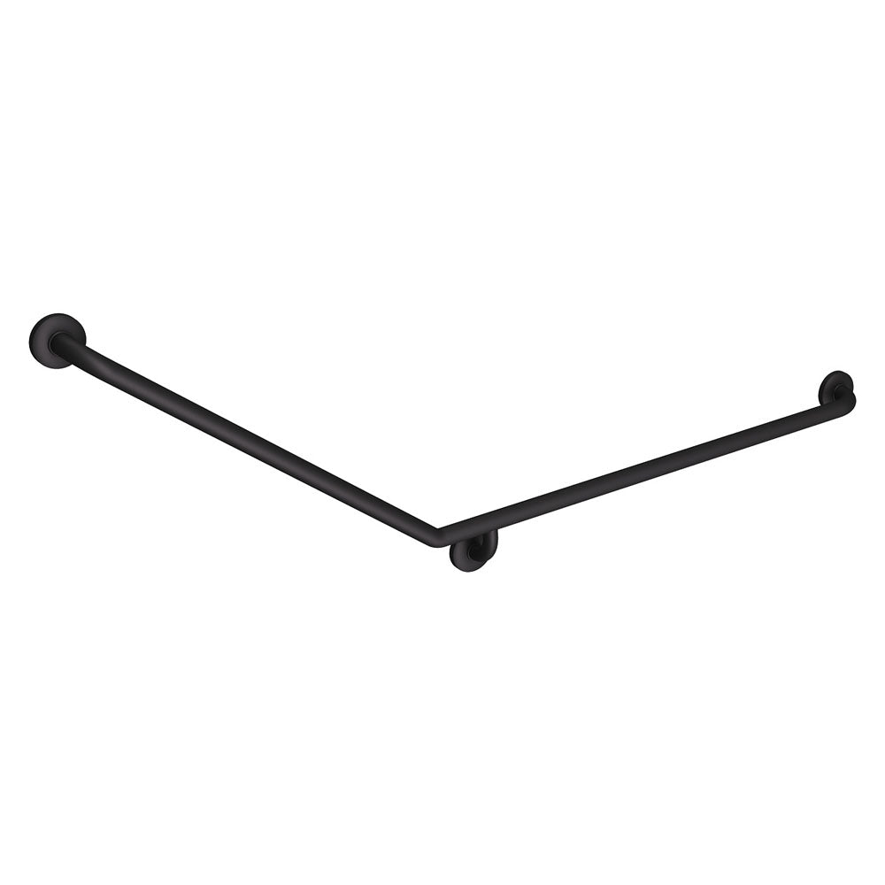 Fienza Care Grab Rail 40 Degree Right Hand, Matte Black