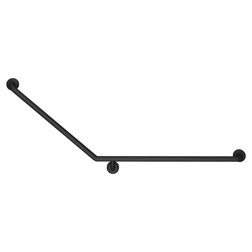 Fienza Care Grab Rail 40 Degree Right Hand, Matte Black