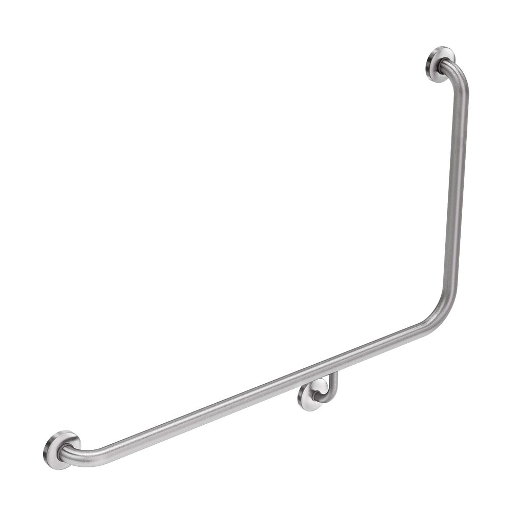Fienza Care Grab Rail 90 Degree Left Hand Rail *, Stainless Steel