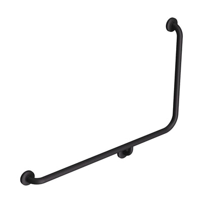 Fienza Care Grab Rail 90 Degree Left Hand, Matte Black