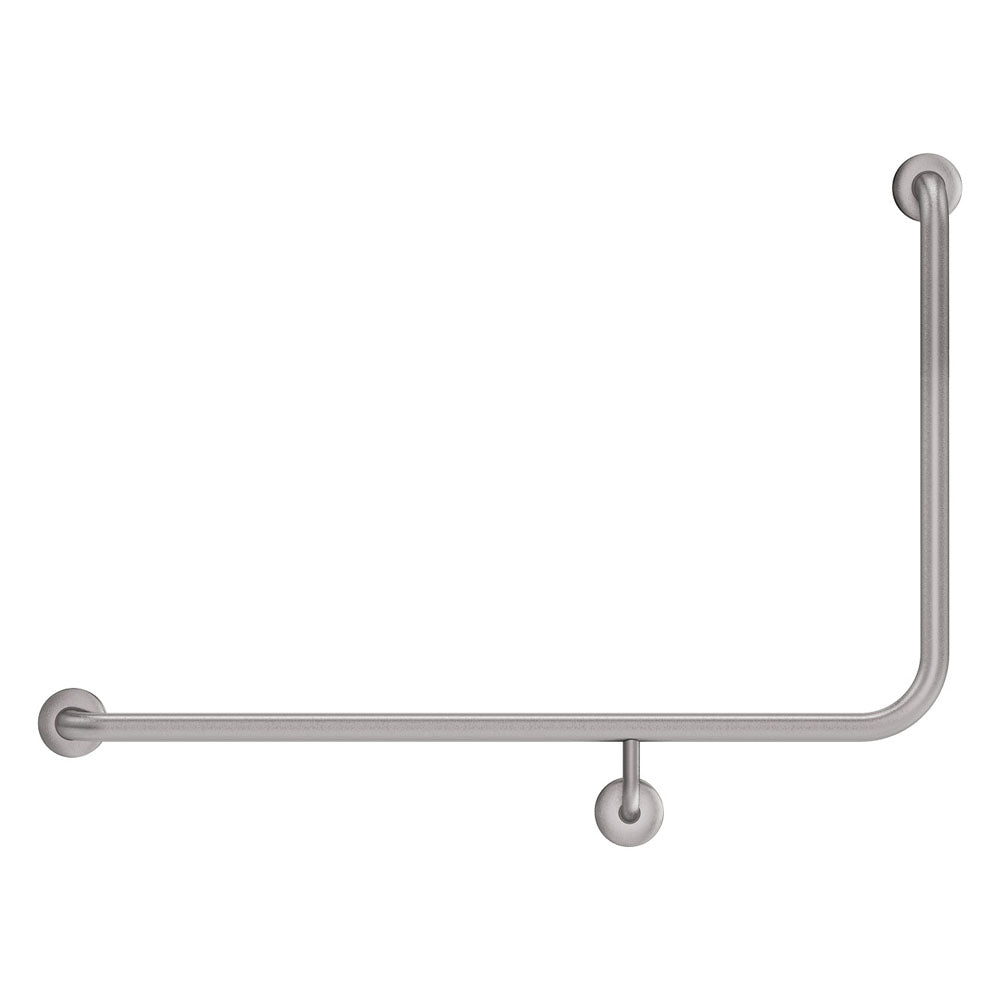 Fienza Care Grab Rail 90 Degree Left Hand Rail *, Stainless Steel