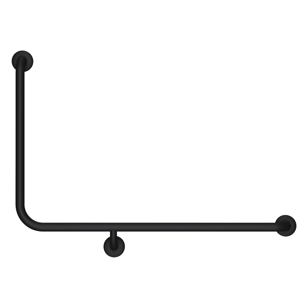 Fienza Care Grab Rail 90 Degree Right Hand, Matte Black