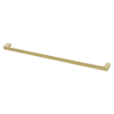 Phoenix Gloss Single Towel Rail 800mm, Brushed Gold