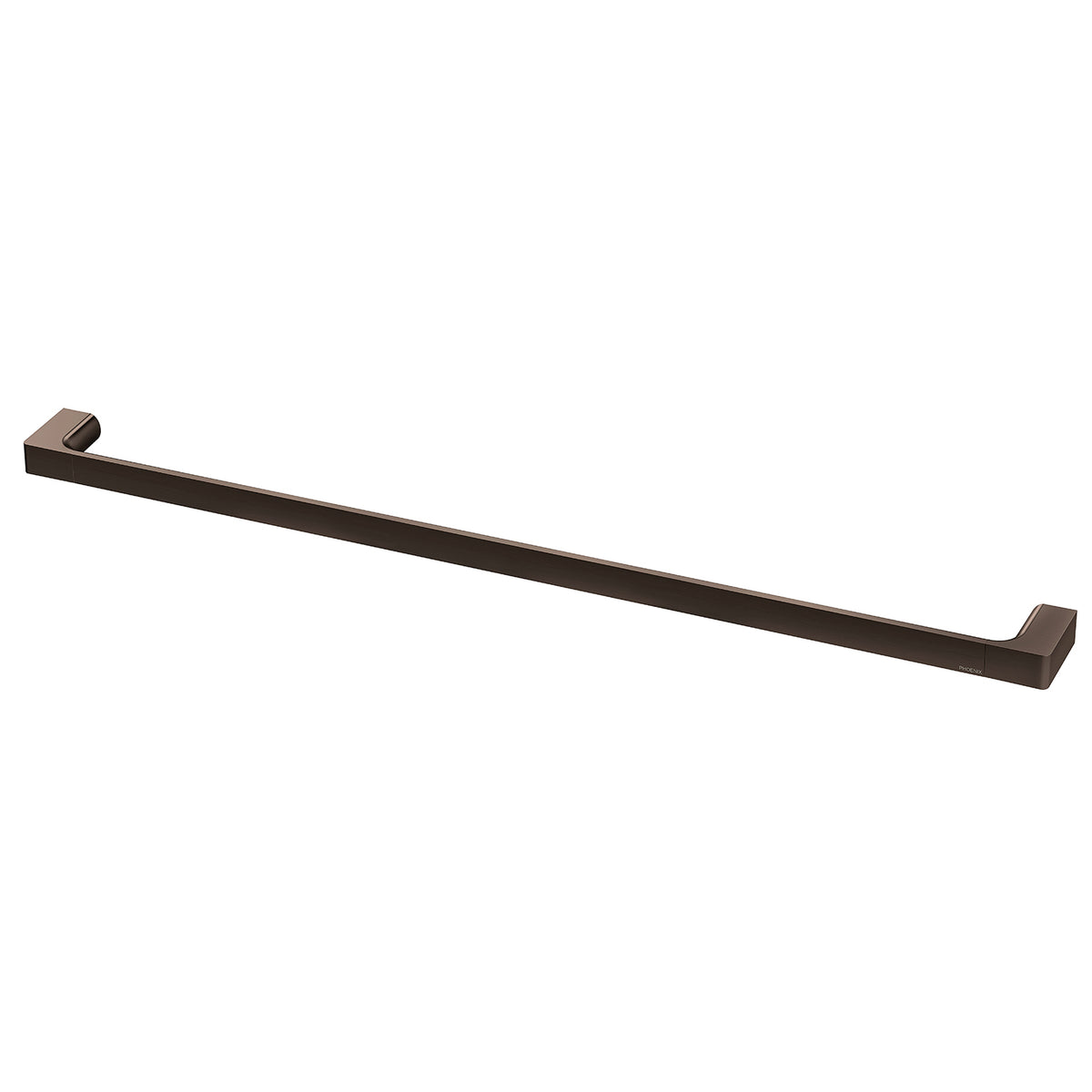 Phoenix Gloss Single Towel Rail 800mm, Brushed Bronze