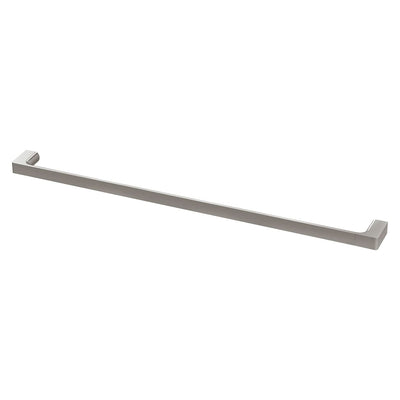 Phoenix Gloss Single Towel Rail 800mm, Brushed Nickel