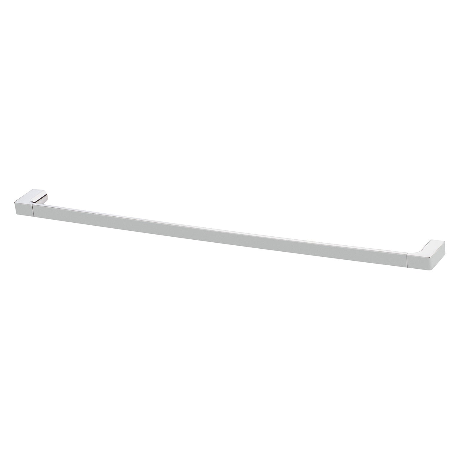 Phoenix Gloss Single Towel Rail 800mm, Matte Black