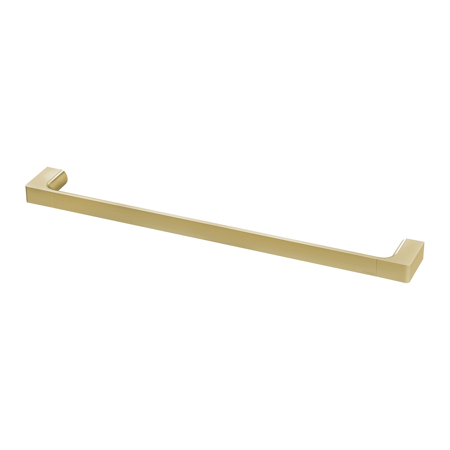 Phoenix Gloss Single Towel Rail 600mm, Matte Black