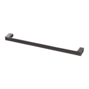 Phoenix Gloss Single Towel Rail 600mm, Brushed Carbon
