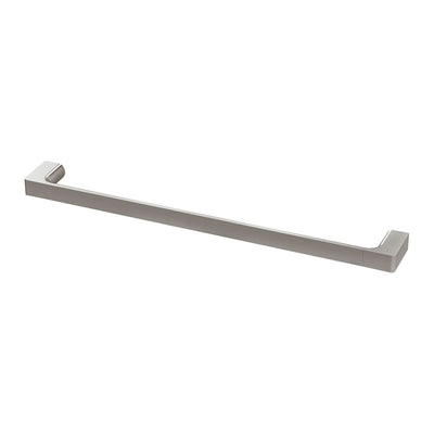 Phoenix Gloss Single Towel Rail 600mm, Brushed Nickel