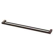 Phoenix Gloss Double Towel Rail 800mm, Brushed Bronze
