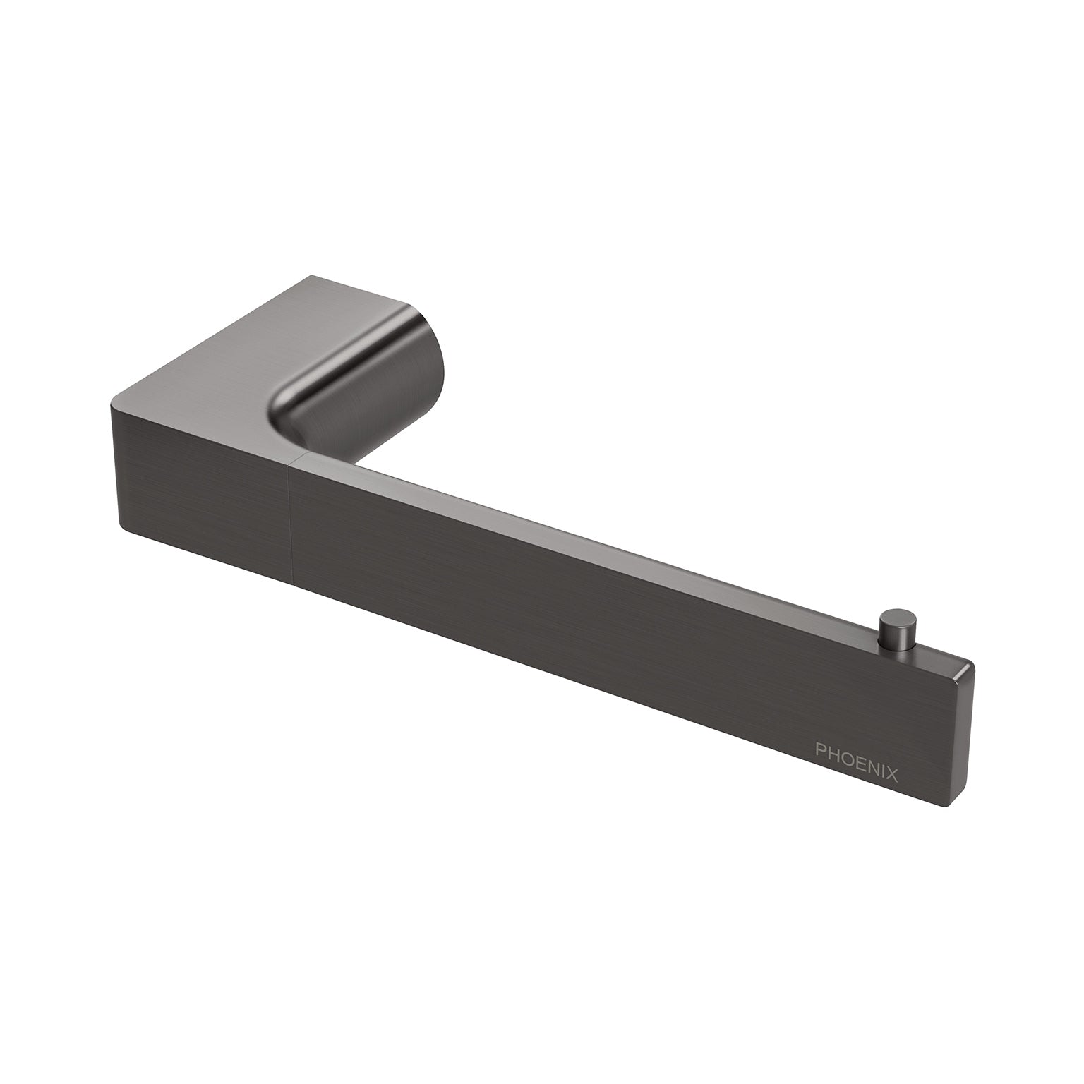 Phoenix Gloss Toilet Roll Holder, Matte Black
