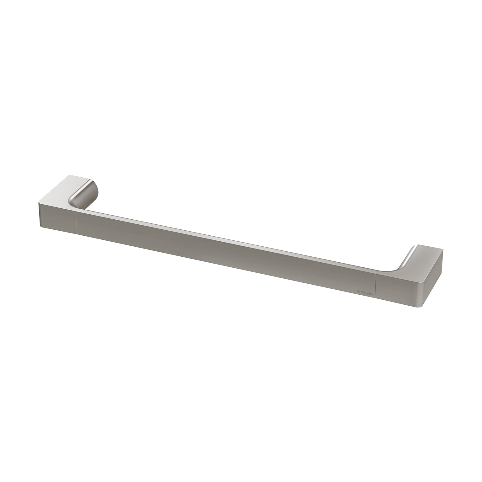 Phoenix Gloss Hand Towel Rail, Brushed Nickel